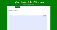 Desktop Screenshot of hibernians.com